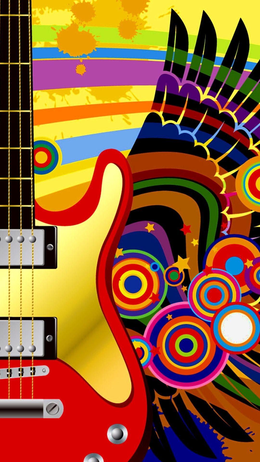 1080x1920 electric guitar wallpaper