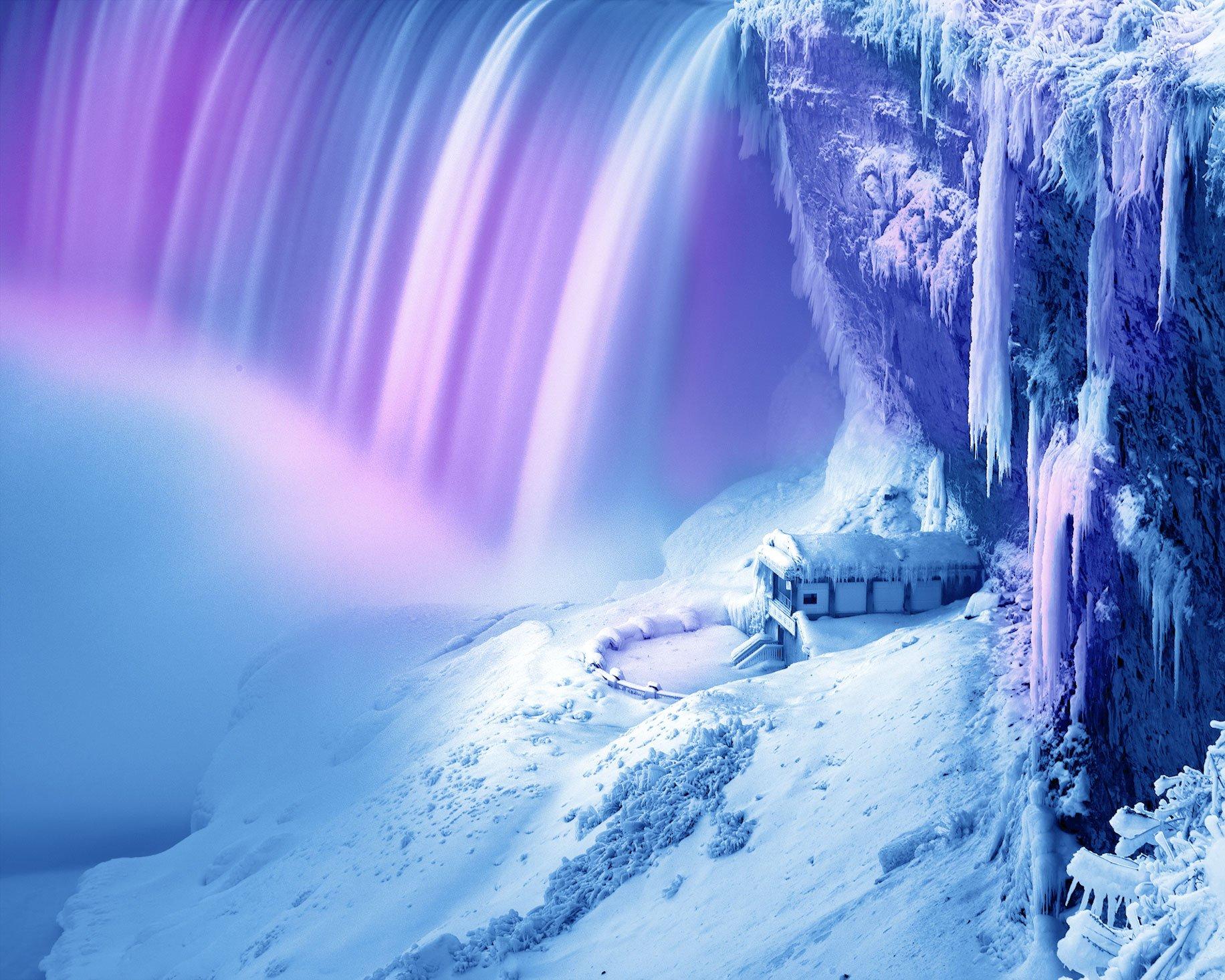 1832x1466 Niagara Falls Frozen Offers The Most Breathtaking Views Falls Blog