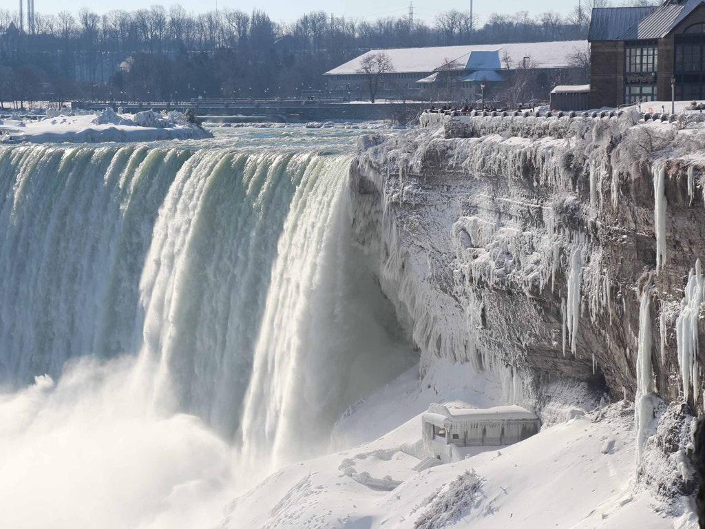 1024x768 Niagara Falls on Ice. Condé Nast Traveler