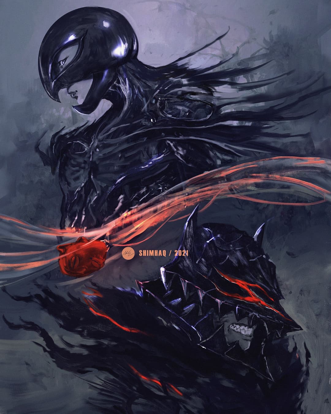 1080x1350 guts, griffith, and femto (berserk) drawn