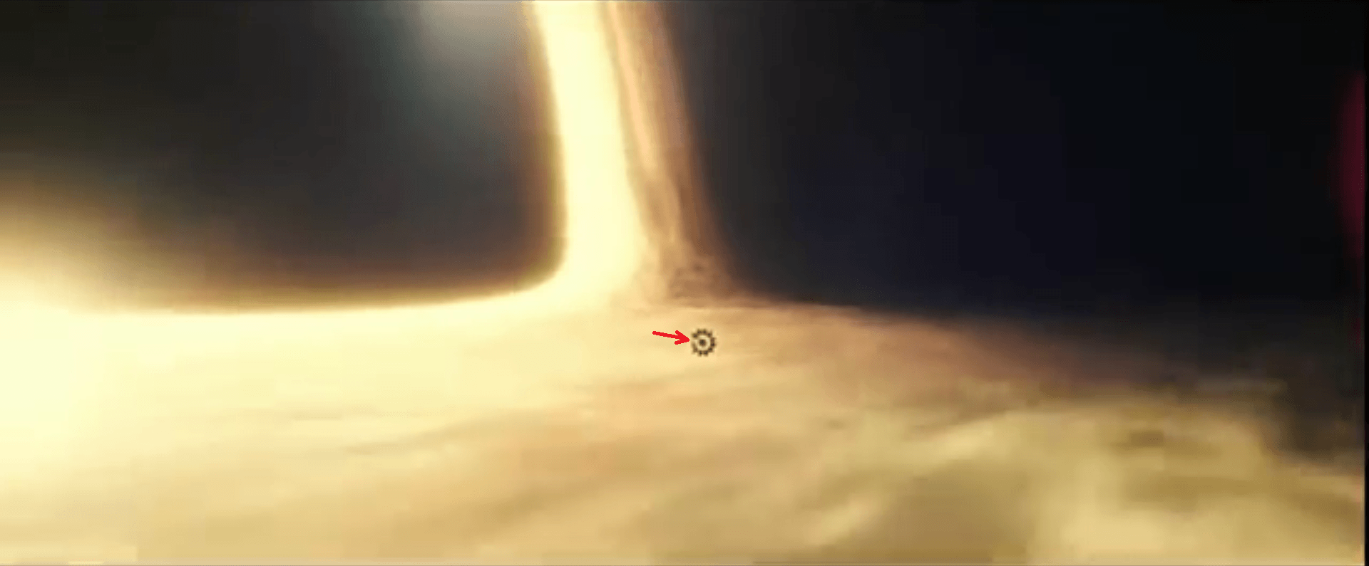 1920x795 Interstellar Black Hole Wallpaper about space