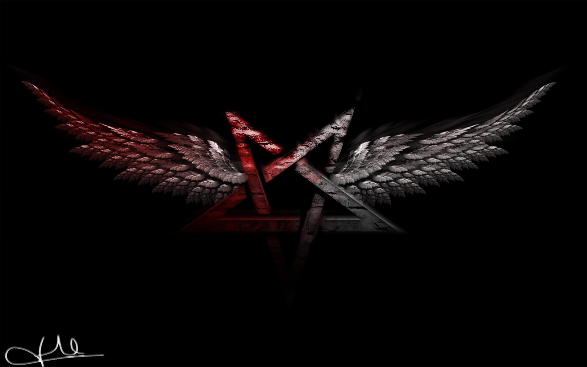 1920x1200 pentagram, Wings Wallpaper HD / Desktop and Mobile Background