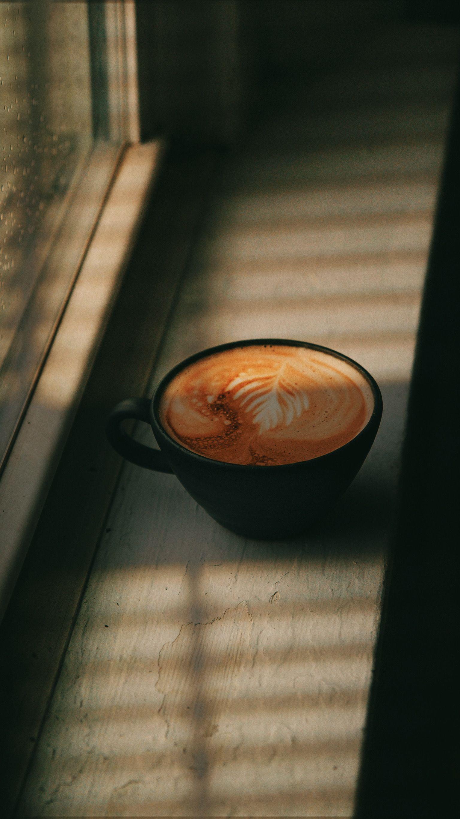 1536x2730 Cozy Coffee Shop Phone Wallpaper