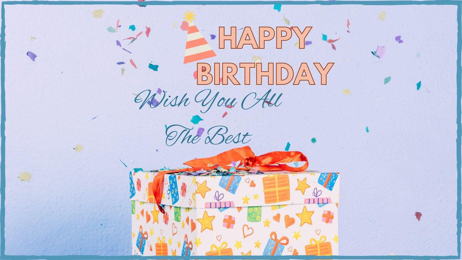 1600x900 Free editable birthday desktop wallpaper templates