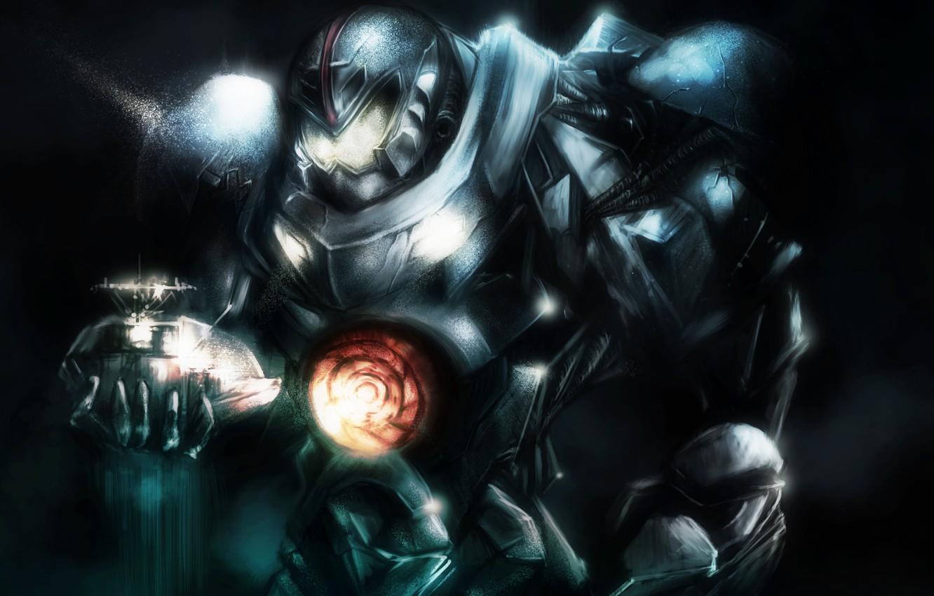 1332x850 Wallpaper robot, art, Pacific rim, Gipsy Danger, pacific rim, Jaeger image for desktop, section фильмы