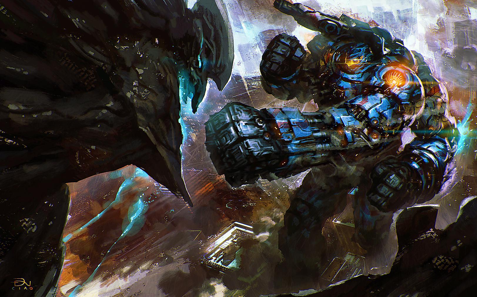 1623x1013 Pacific rim danciao gipsy danger mecha pacific rim signed wallpaperx1013