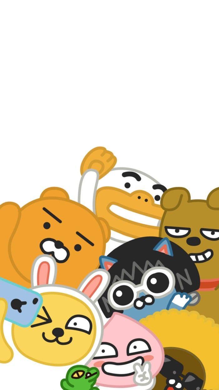 700x1244 카카오프렌즈. 카카오프렌즈. Wallpaper, Cartoon