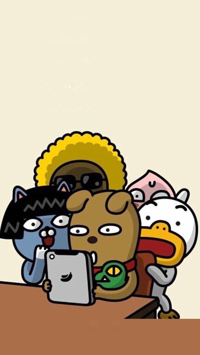700x1244 카카오프렌즈. TOYS_C. Kakao friends, Friends, Cute wallpaper