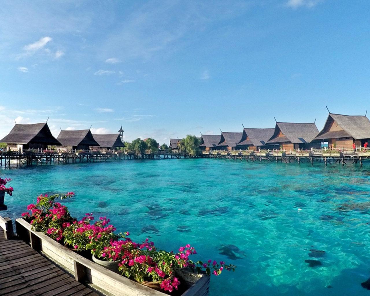 1280x1024 Sipadan Kapalai Dive Resort Semporna Sabah Malaysia Wallpaper Widescreen HD 1920x1080 :
