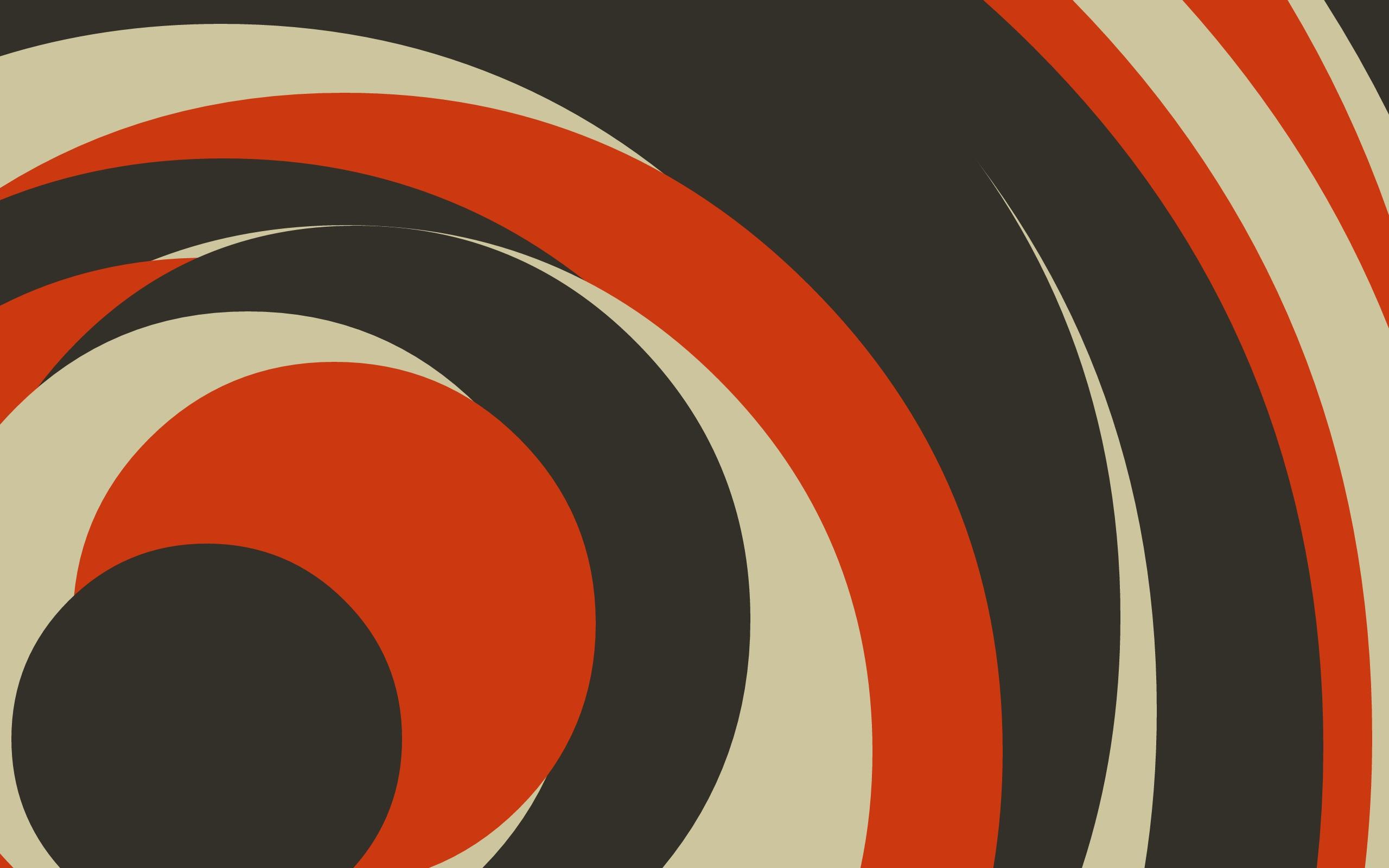 2560x1600 abstract artwork digital art minimalism simple brown orange geometry circle Gallery HD Wallpaper