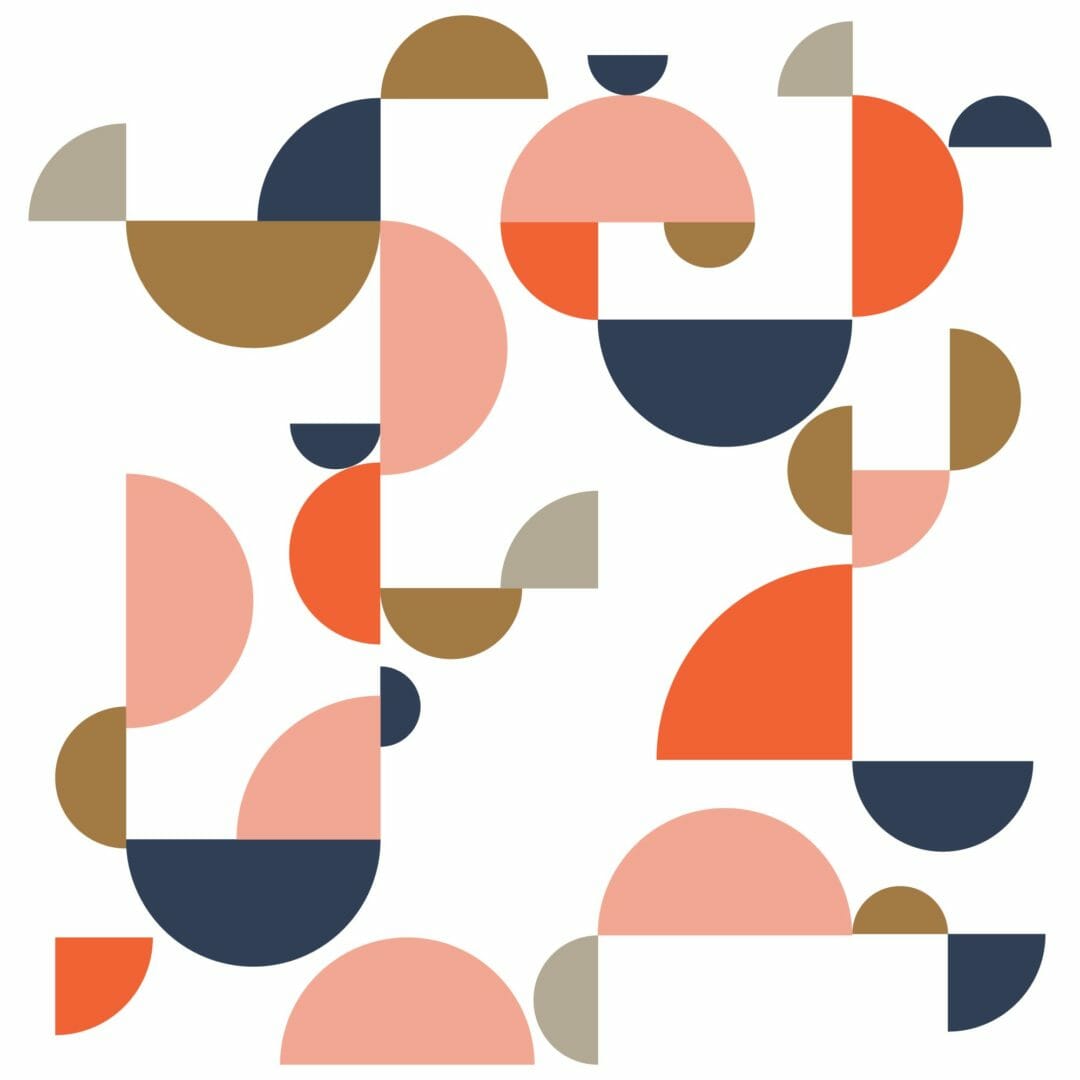 1080x1080 Abstract Geometric Circles Wallpaper And Stick Or Non Pasted