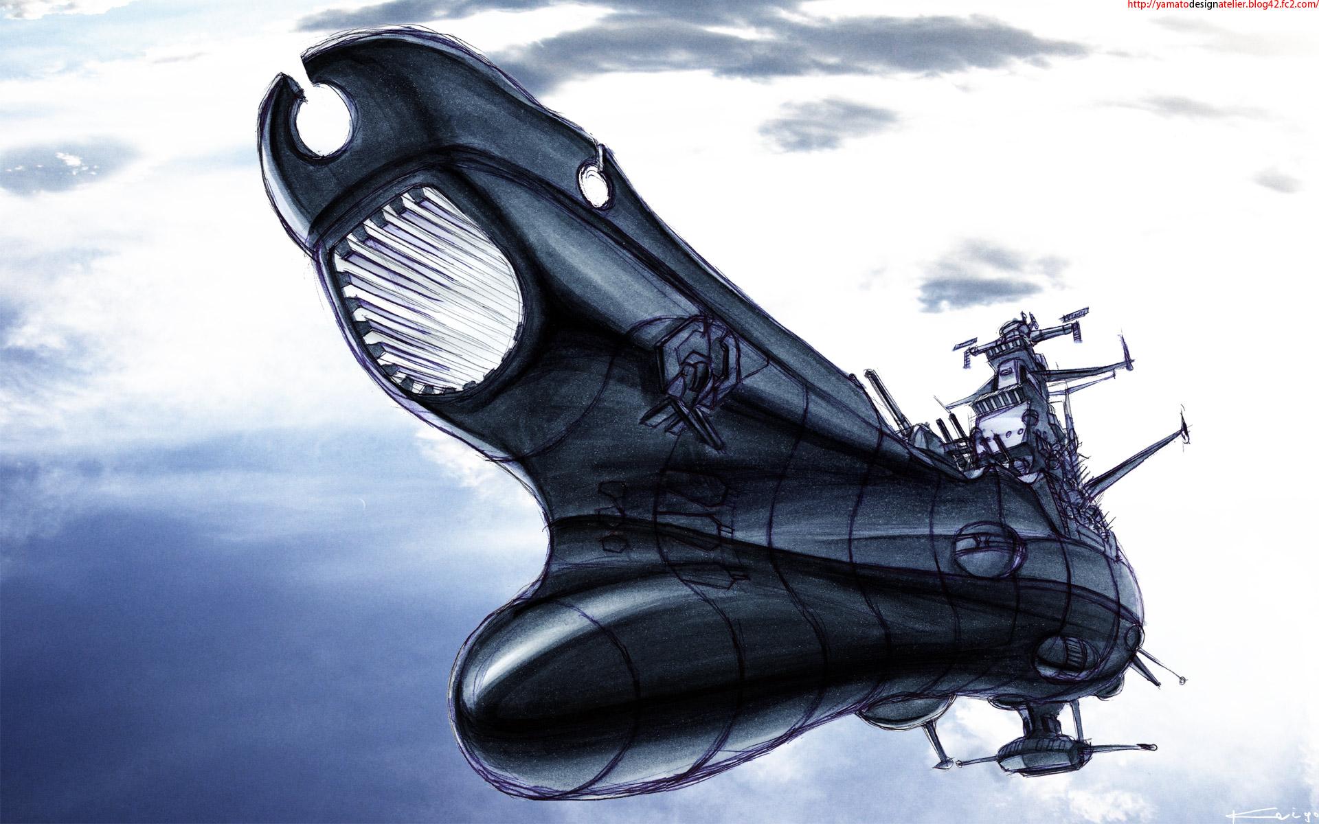 1920x1200 Epic Space Battleship Yamato HD Anime Wallpaper