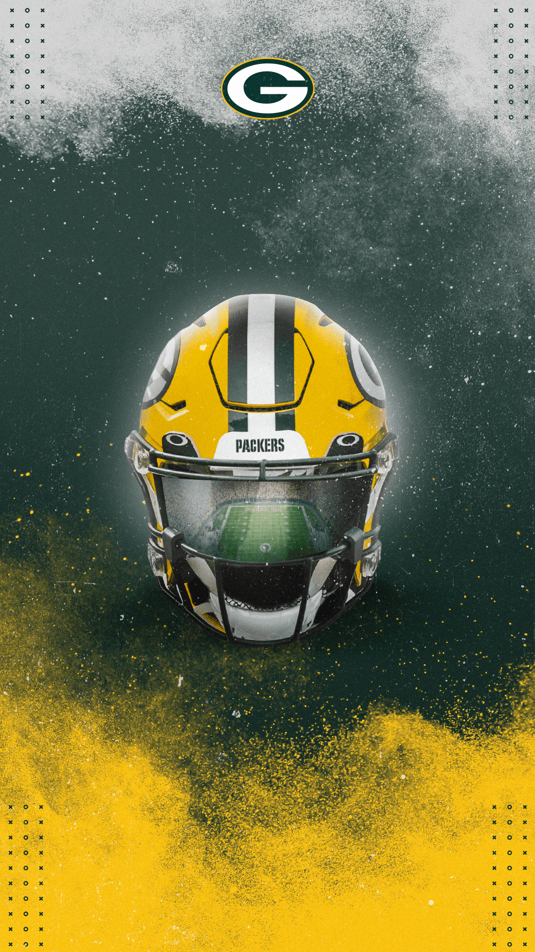 Wallpaper wallpaper, sport, logo, NFL, glitter, checkered, Green Bay Packers  images for desktop, section спорт - download