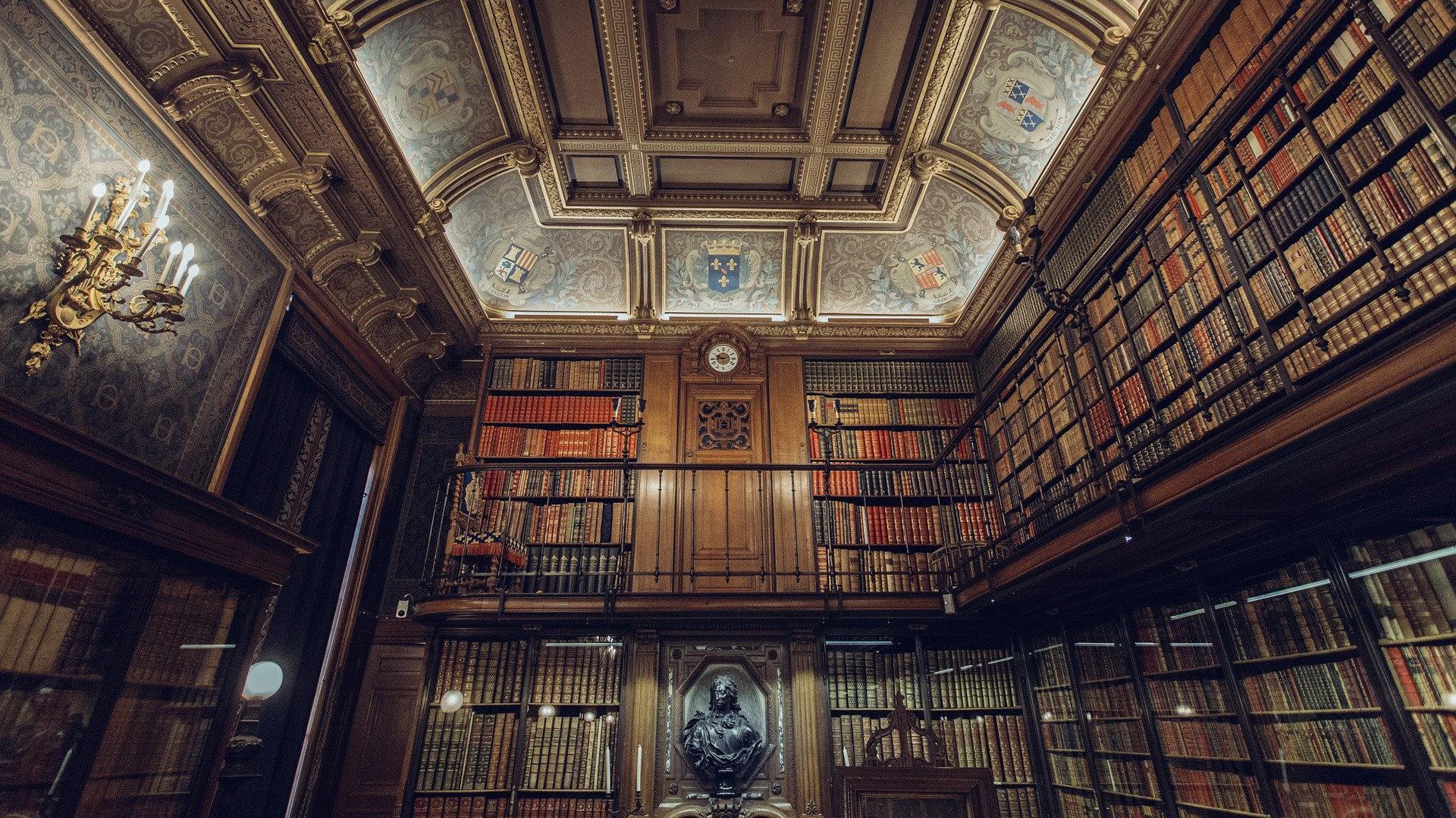 1920x1080 Old library