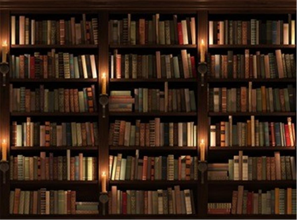 1200x891 Photo Studio Props Photography Backdrop Old Wooden Bookshelf Bookcase Glass Study Room Interior Vinyl Background. Background