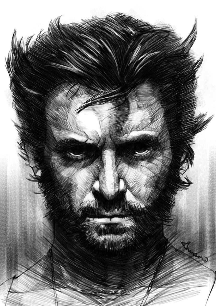 Wolverine Black and White Wallpapers - Top Free Wolverine Black and ...