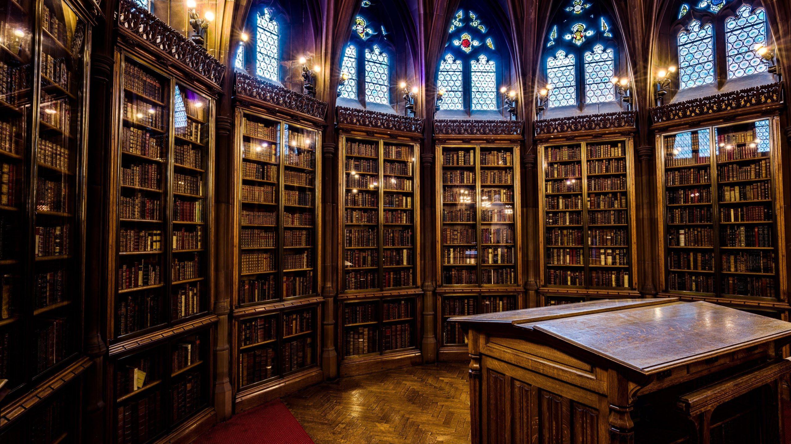 2560x1440 Library Wallpaper