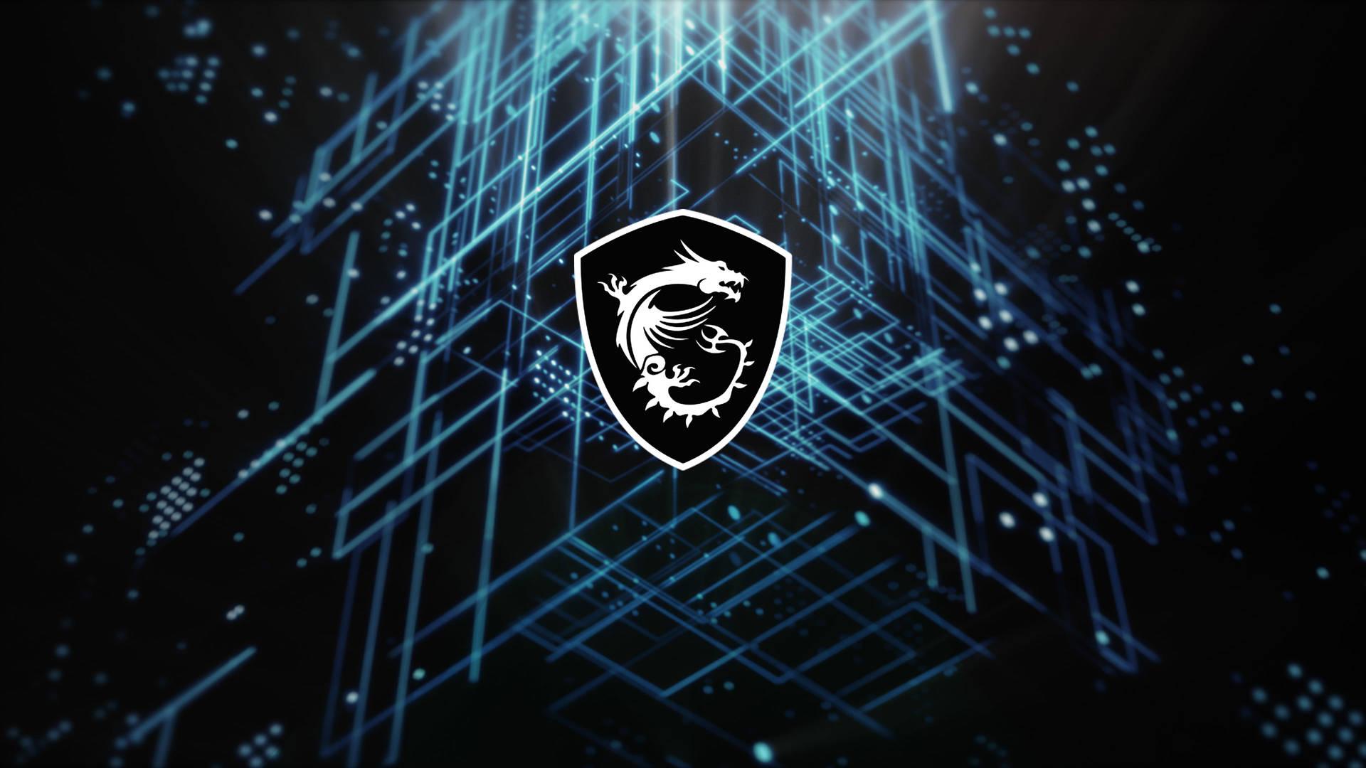 1920x1080 Download Msi 4k Abstract Blue Techno Background Wallpaper