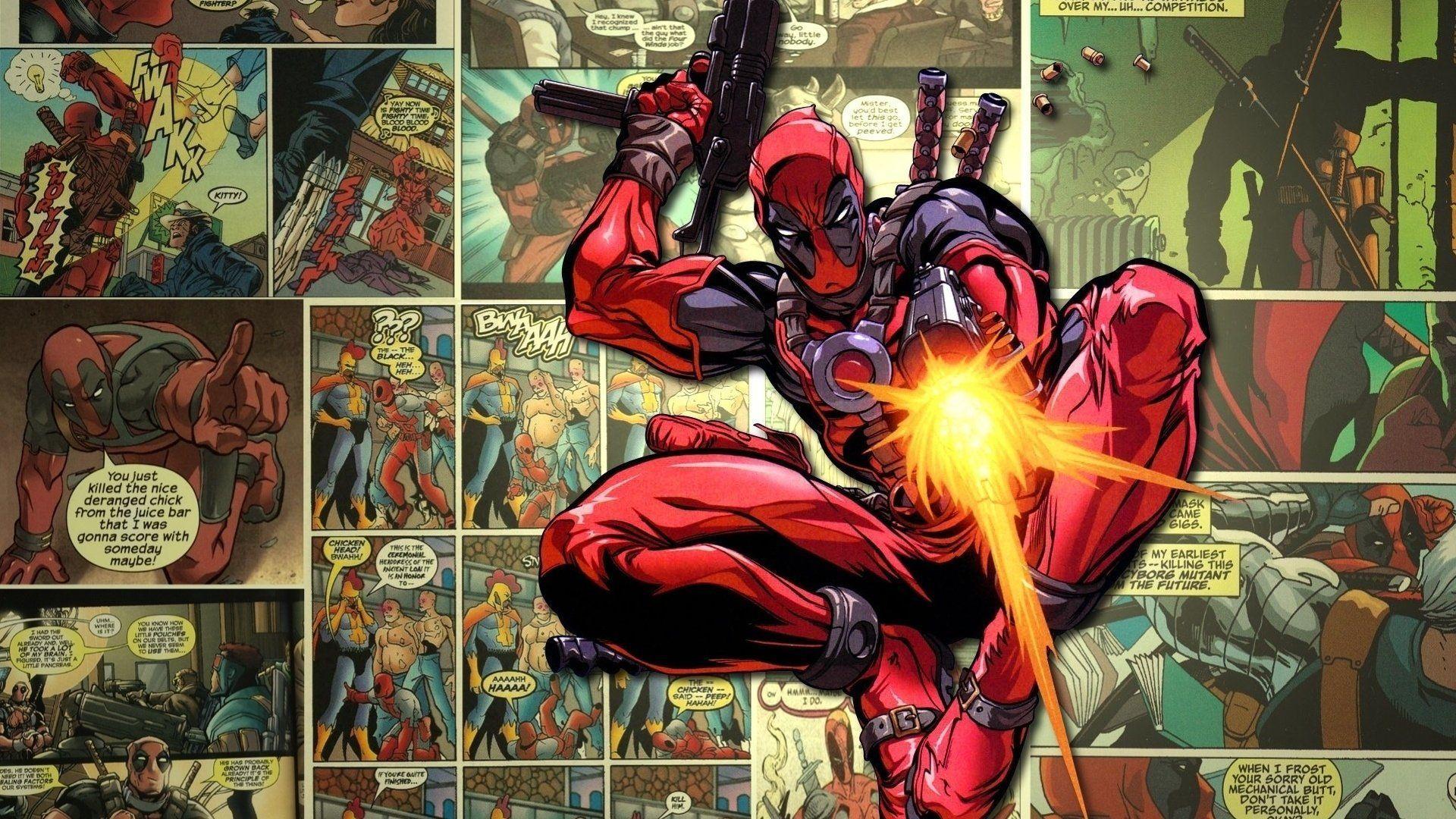1920x1080 Deadpool Comic HD Wallpaper