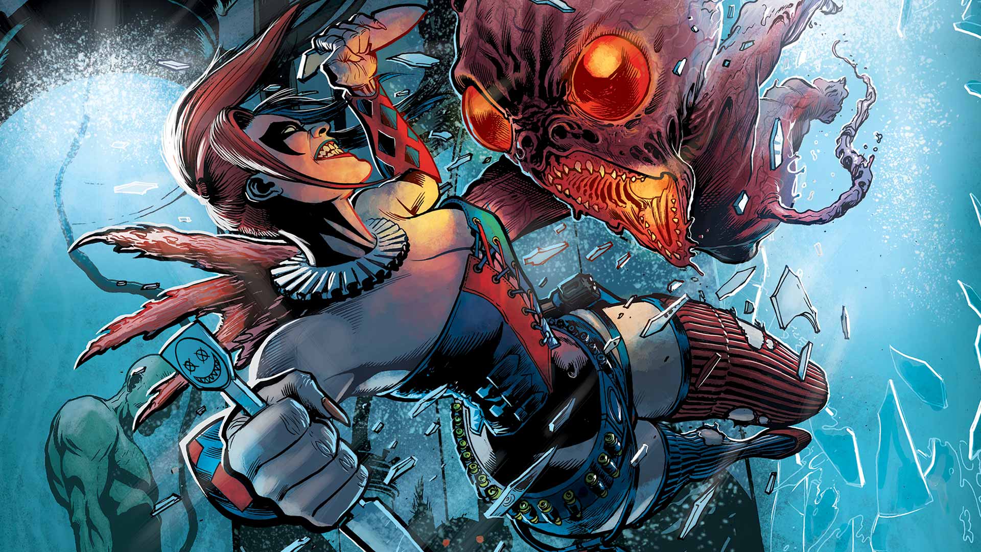 1920x1080 Suicide Squad Comics Quinn Art wallpaper 2018 in Marvel