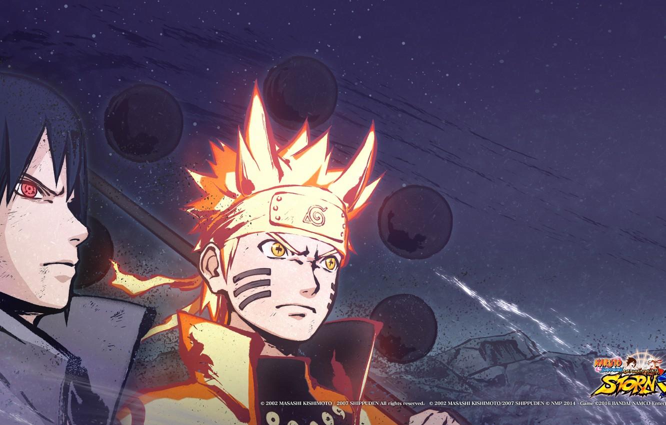 1332x850 Wallpaper Sasuke, Naruto, Ultimate Ninja, Brushwork, Naruto Storm - for desktop, section игры