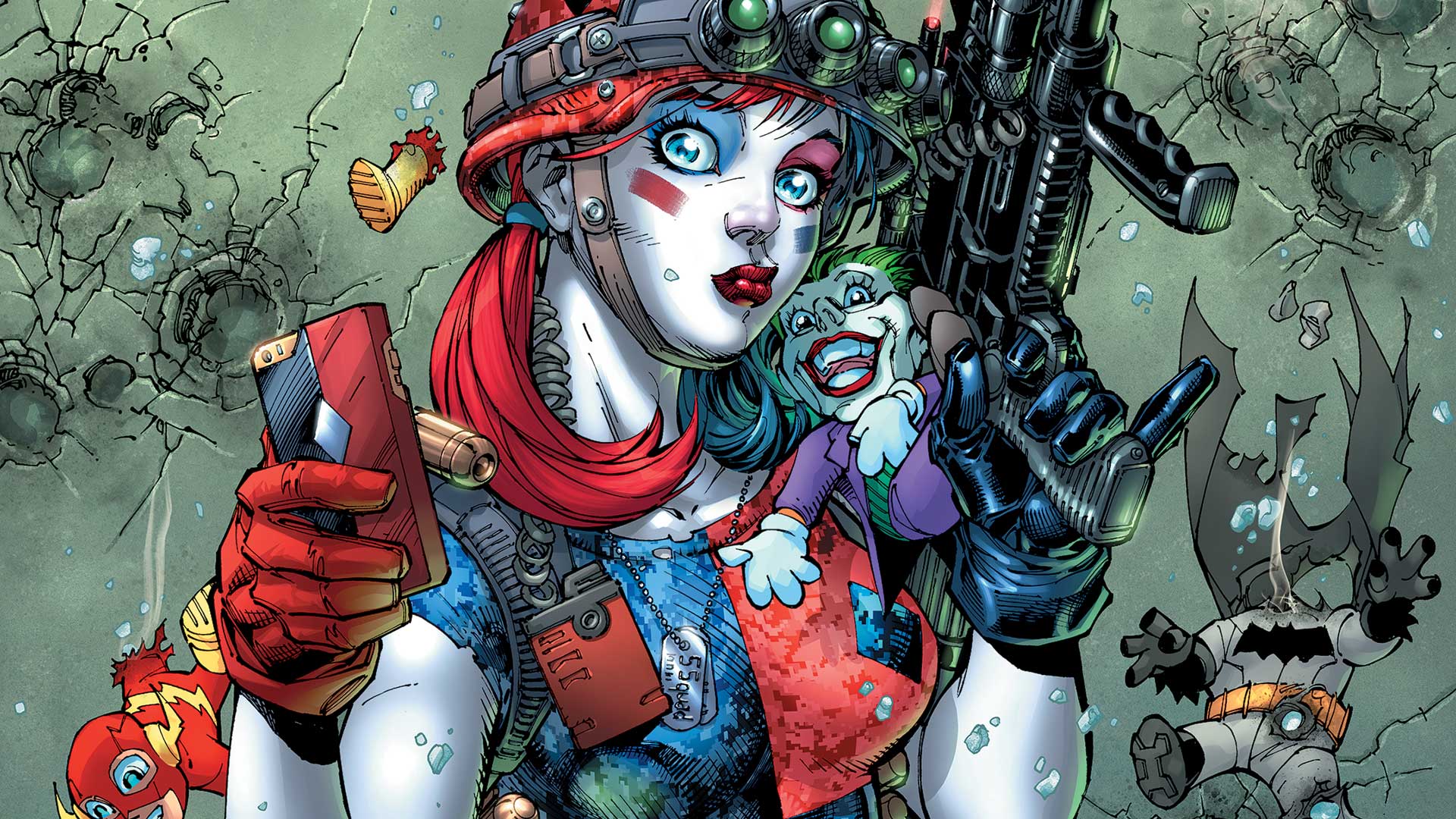 1920x1080 HARLEY QUINN AND THE SUICIDE SQUAD APRIL FOOL'S SPECIAL