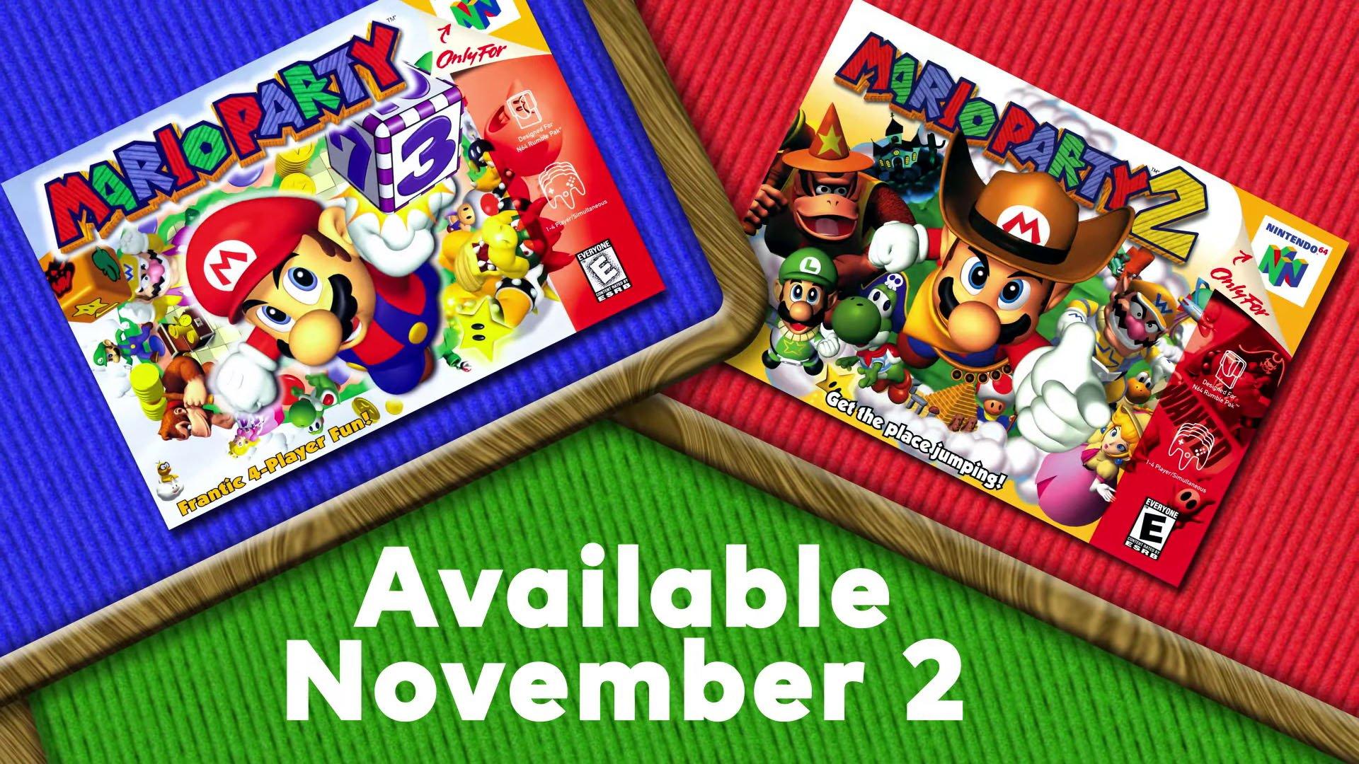 1920x1080 Nintendo 64 Switch Online adds Mario Party, Mario Party 2 on November 2