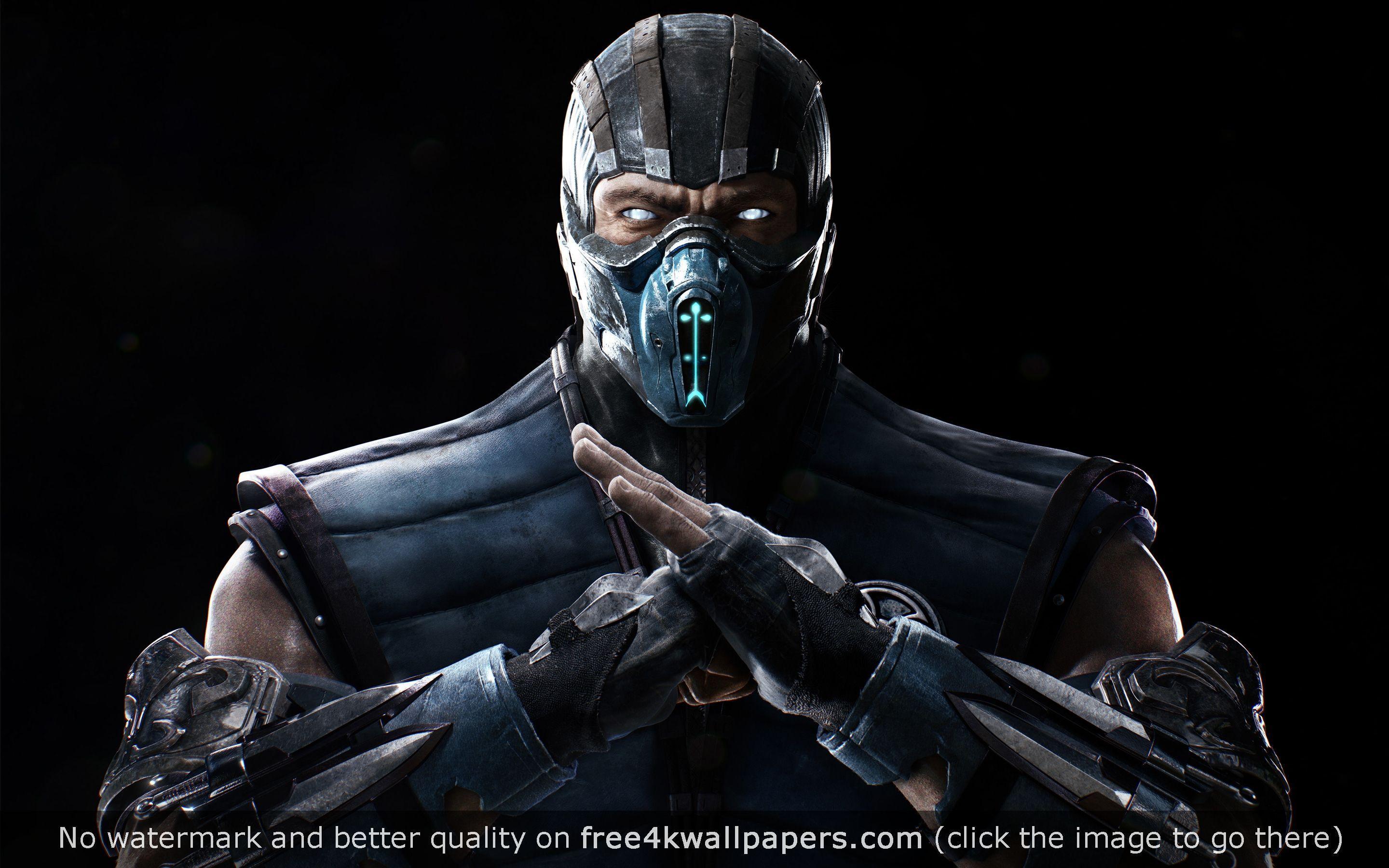 2880x1800 Mortal Kombat X Sub Zero 4K 5K HD wallpaper