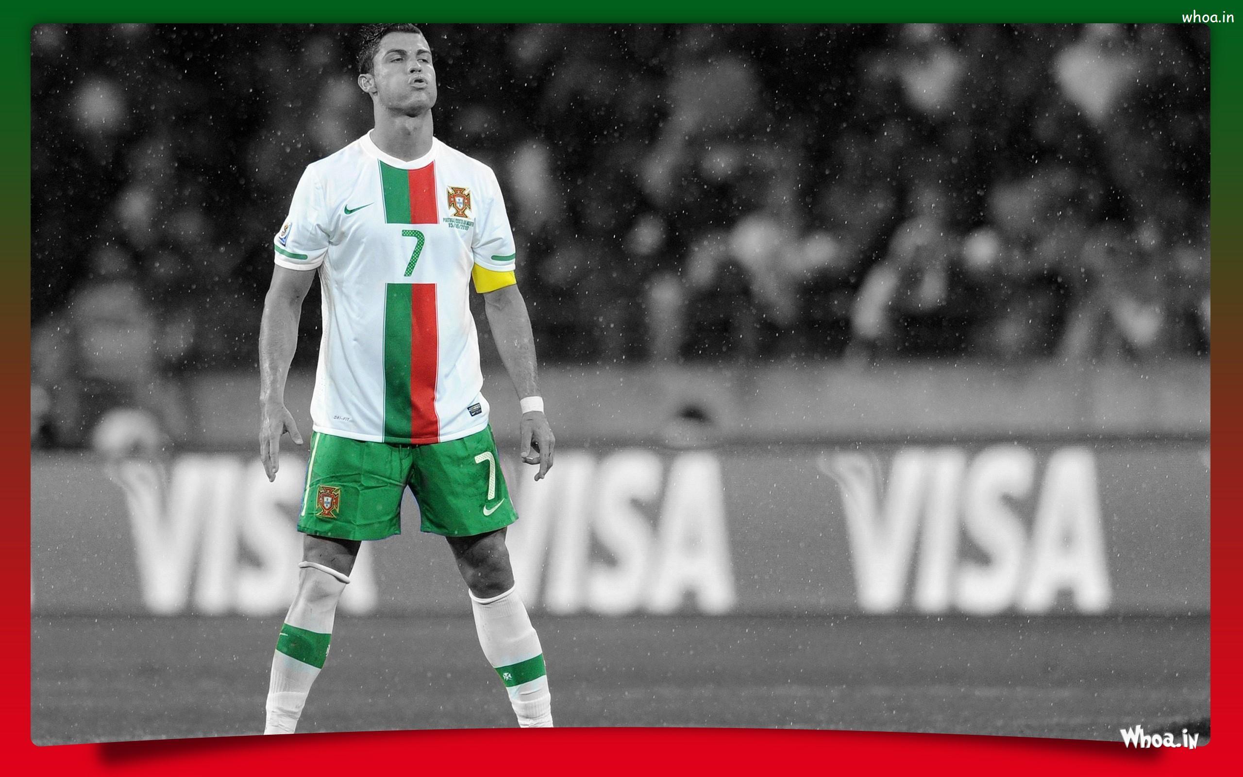 2560x1600 Cristiano Ronaldo Black And White Wallpaper