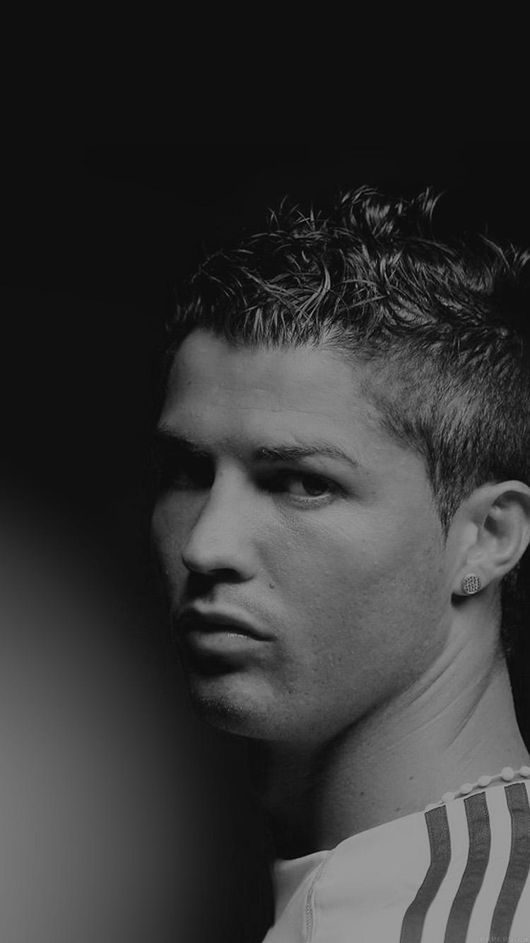 750x1334 iPhoneXpapers ronaldo bw hot sports soccer