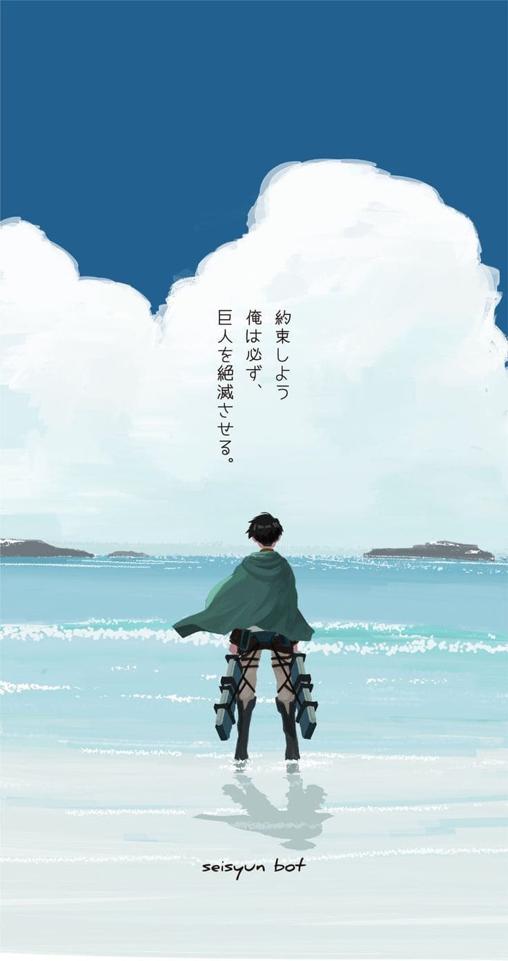 736x1391 Attack on Titan Phone Wallpaper
