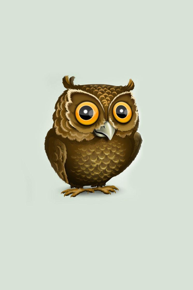 800x1200 Download wallpaper 800x1200 owl, pattern, minimalism, art iphone 4s