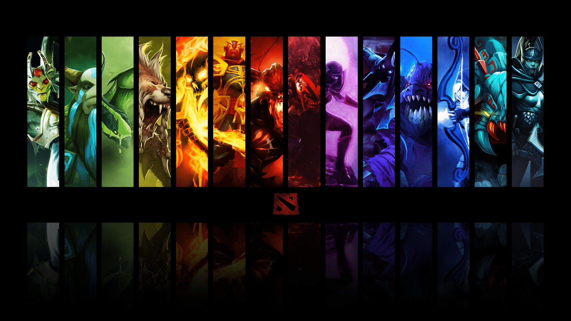 1920x1080 DotA 2 Hero Wallpaper v2: Carries only! [1920x1080] with more versions inside comments!. Hero wallpaper, Dota 2 wallpaper, Dota 2 wallpaper hd