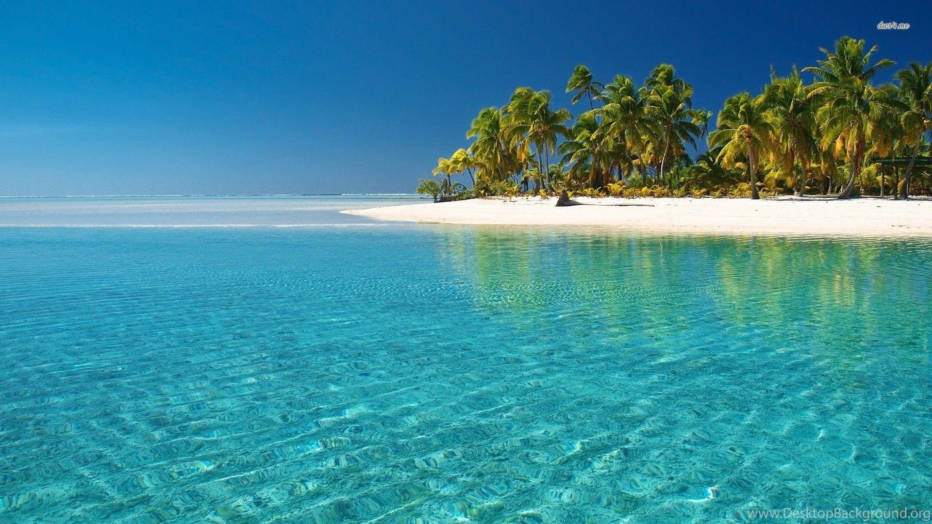 1920x1080 Serene Desktop Background Beach