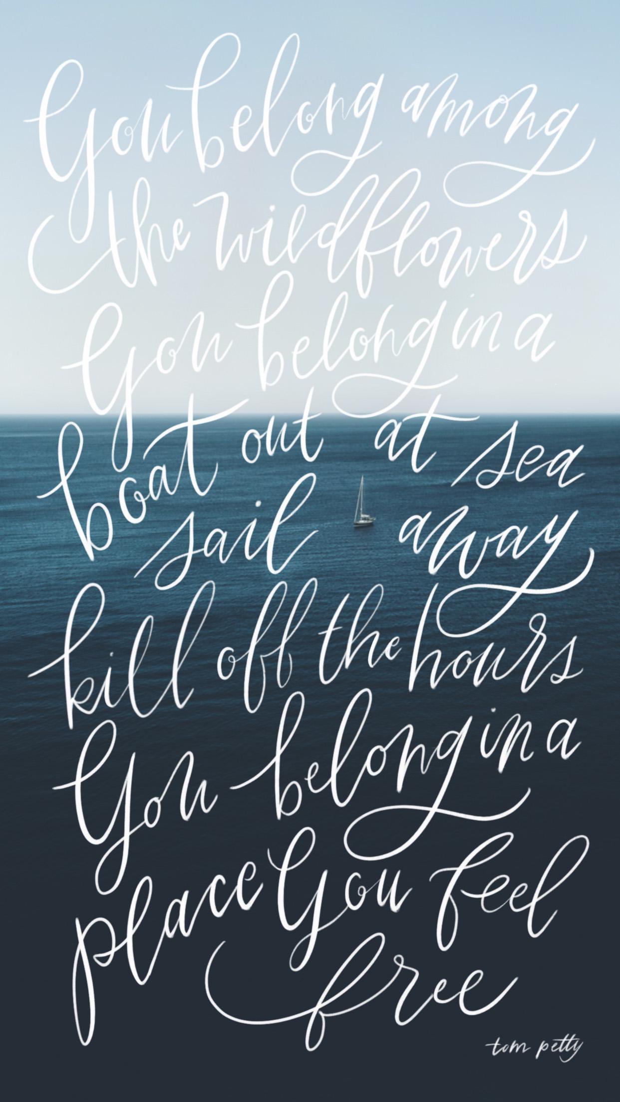1242x2208 Free Nautical iPhone Wallpaper