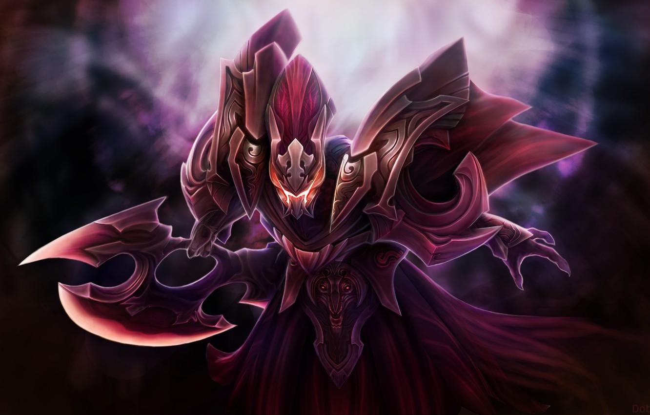 1332x850 Wallpaper being, art, Ghost, Dota Spectre, Mercurial, linetype image for desktop, section игры