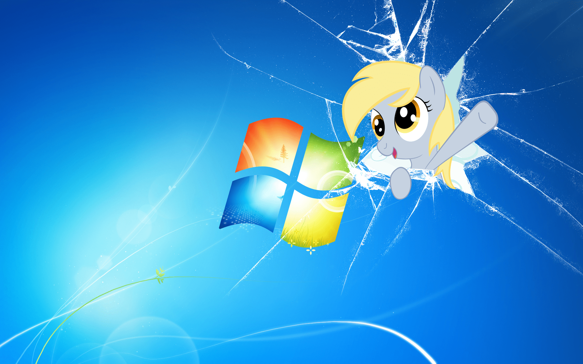 1920x1200 Derpy Broke Windows Wallpaper by JJBanton and smuggle559. My Little Pony wallpaper. My Little Wallpaper are Magic
