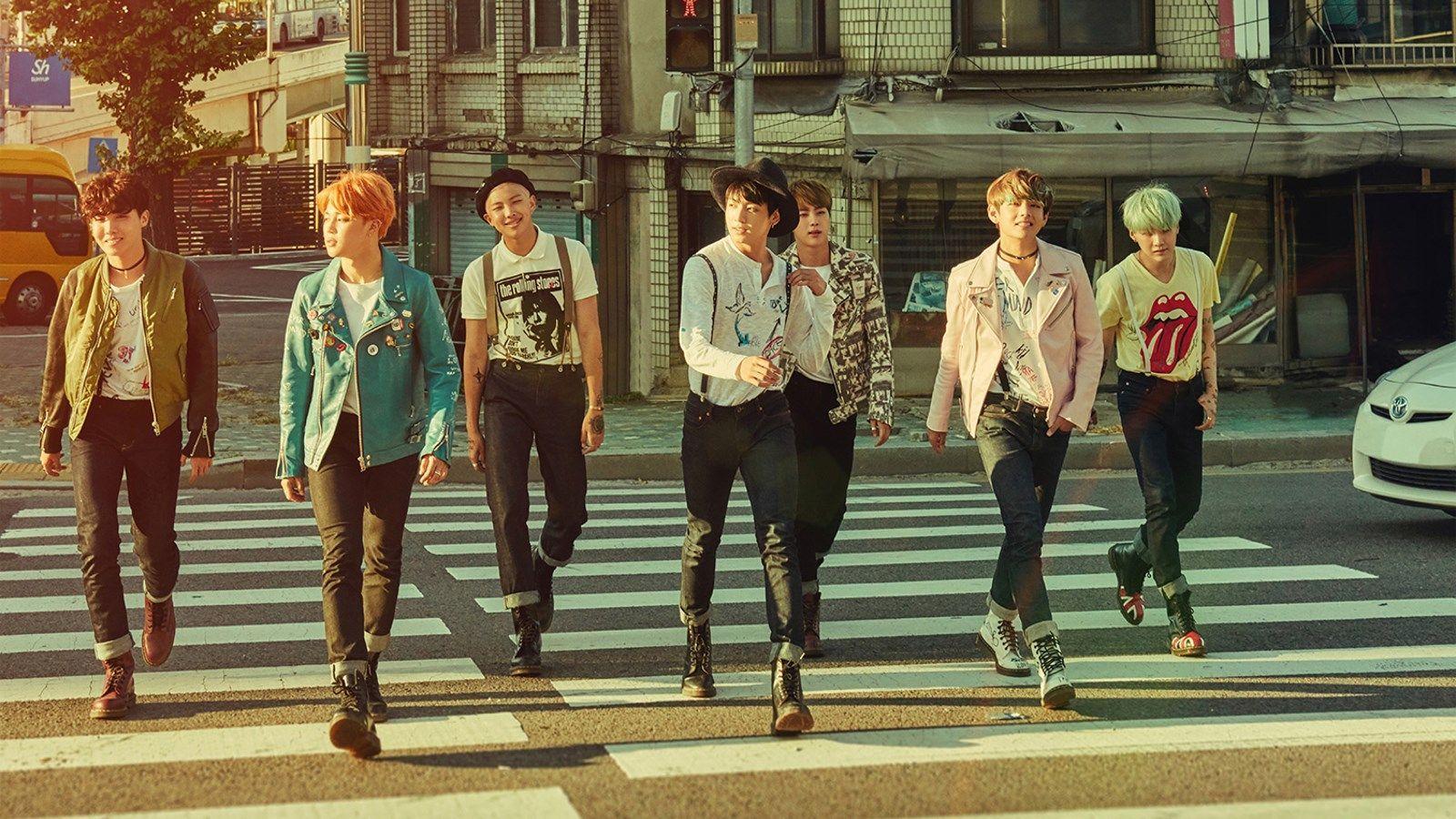 1600x900 BTS Computer Wallpaper