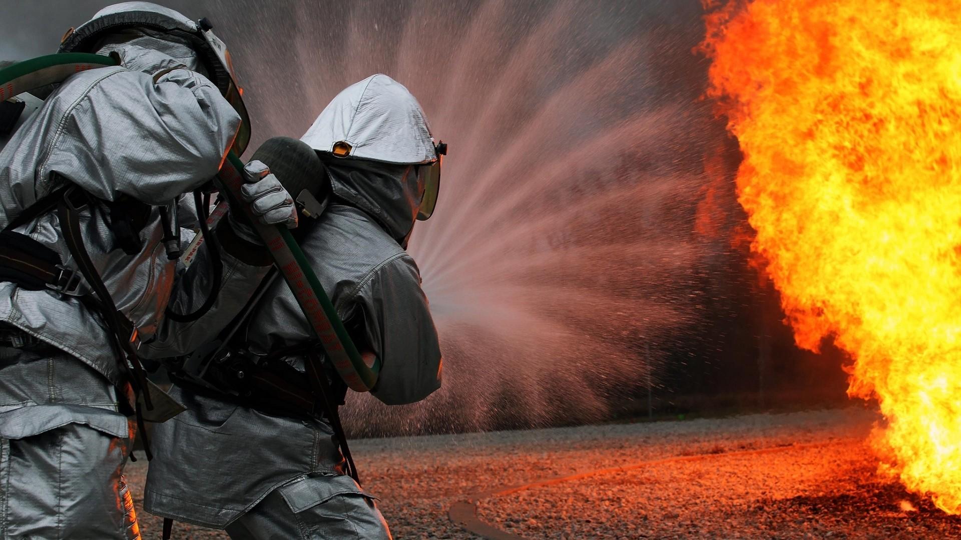 1920x1080 Firefighter Wallpaper
