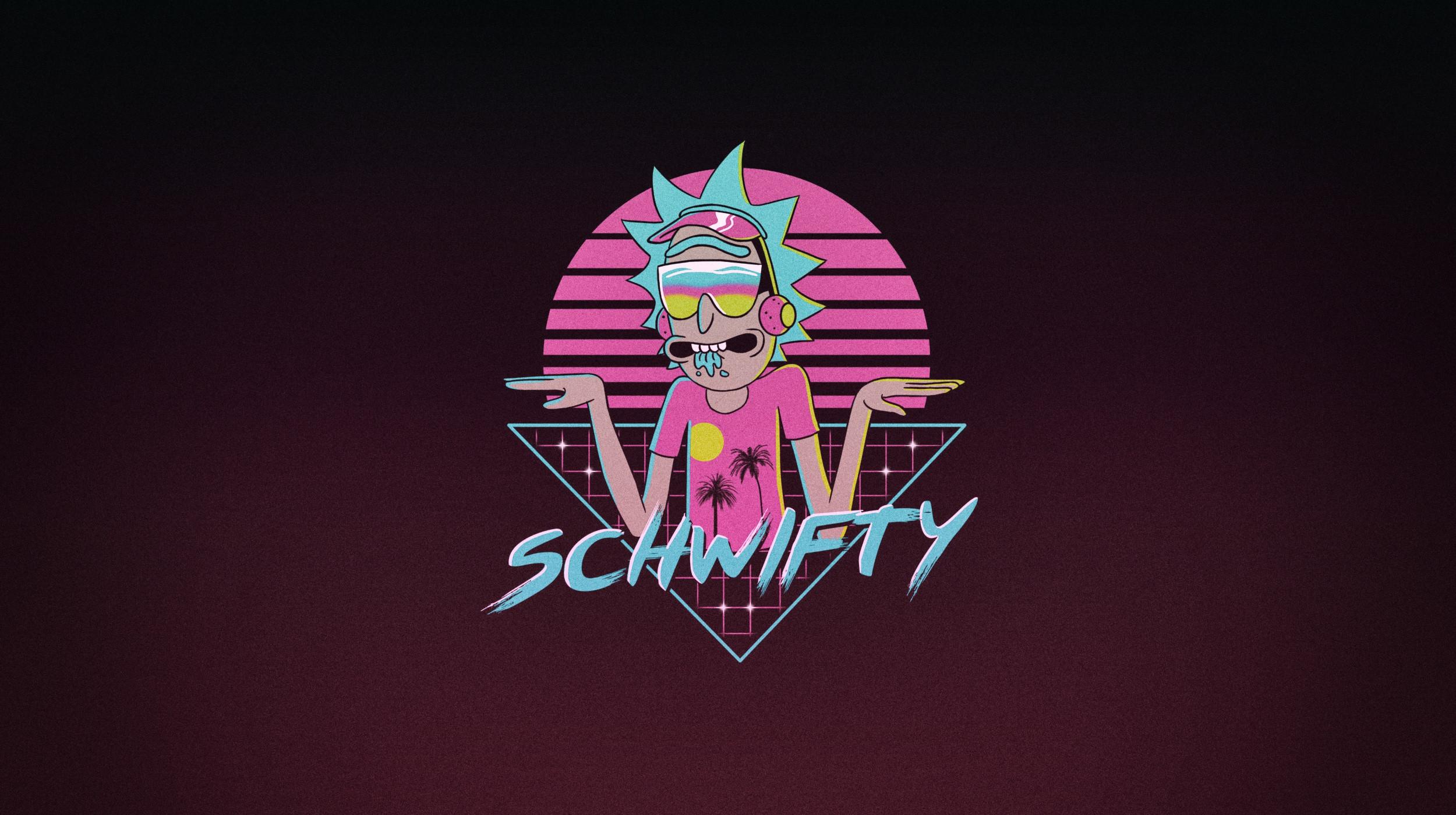 2500x1400 Rick And Morty Abstract Art, HD Tv Shows, 4k Wallpaper, Image, Background, Photo and Picture