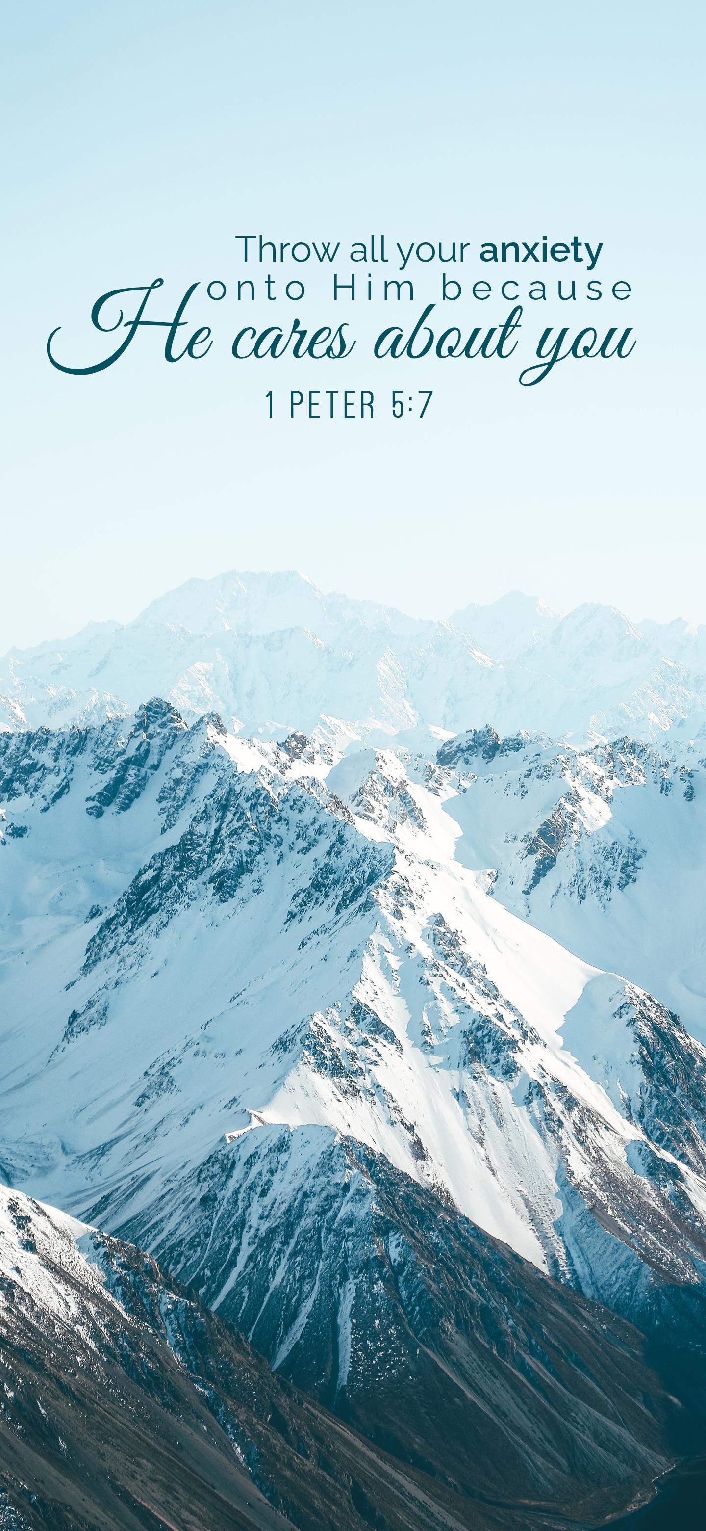 1440x3120 amazing Bible verse wallpaper for free