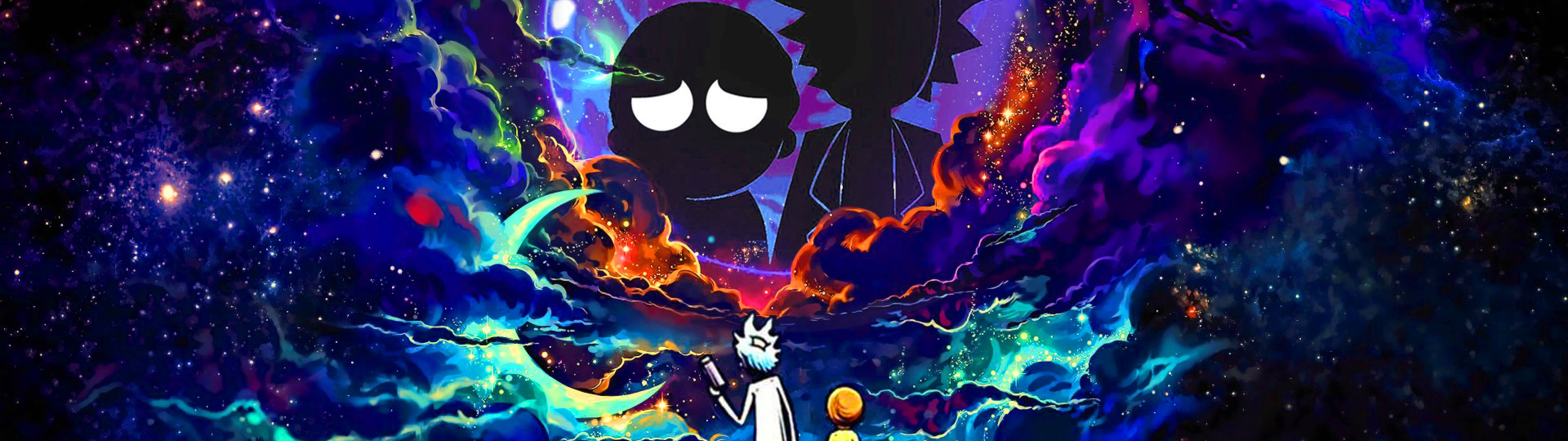 5120x1440 Rick and Morty in Outer Space 5120x1440 Resolution Wallpaper, HD TV Series 4K Wallpaper, Image, Photo and Background