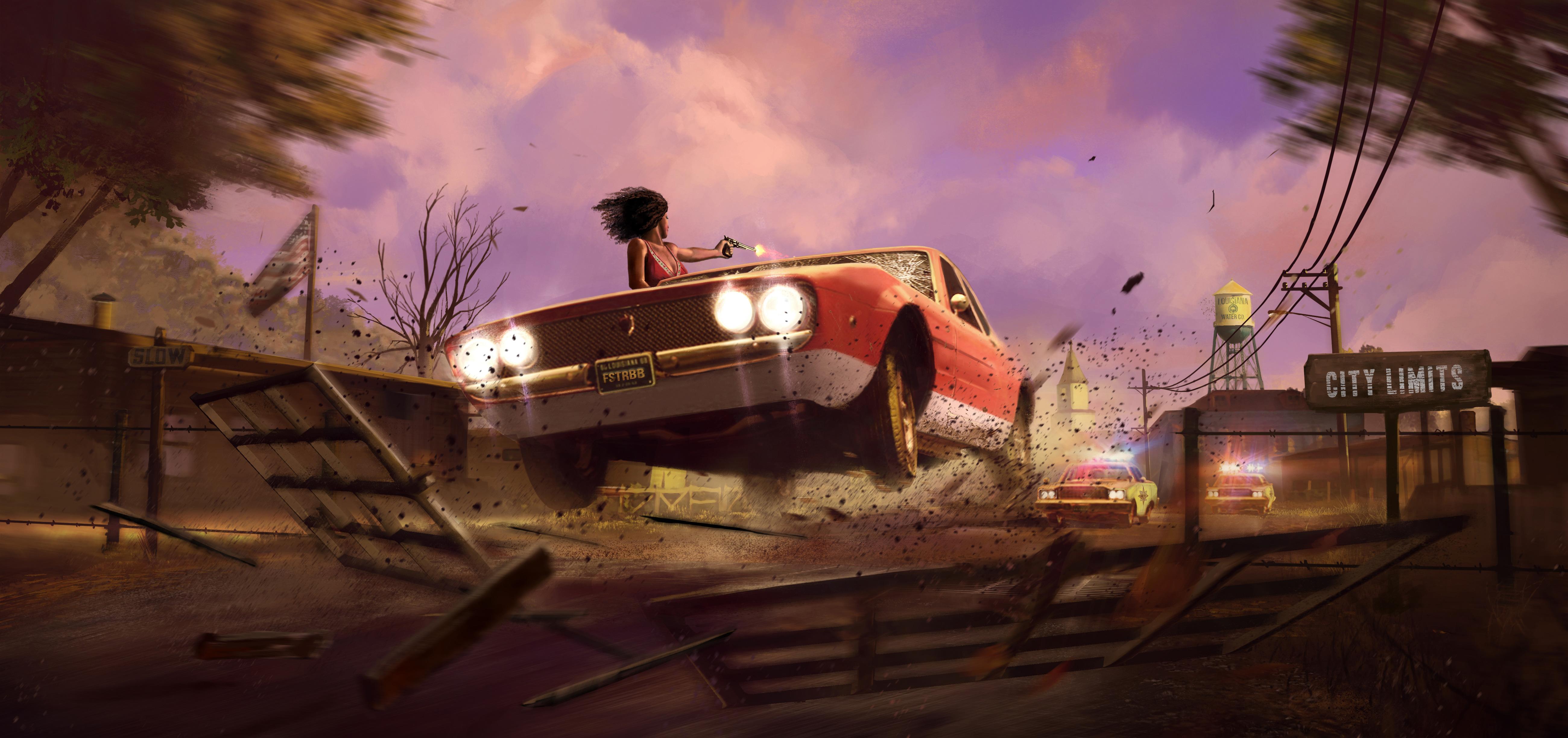 5200x2448 DLC, Mafia Faster Baby, 5K Gallery HD Wallpaper