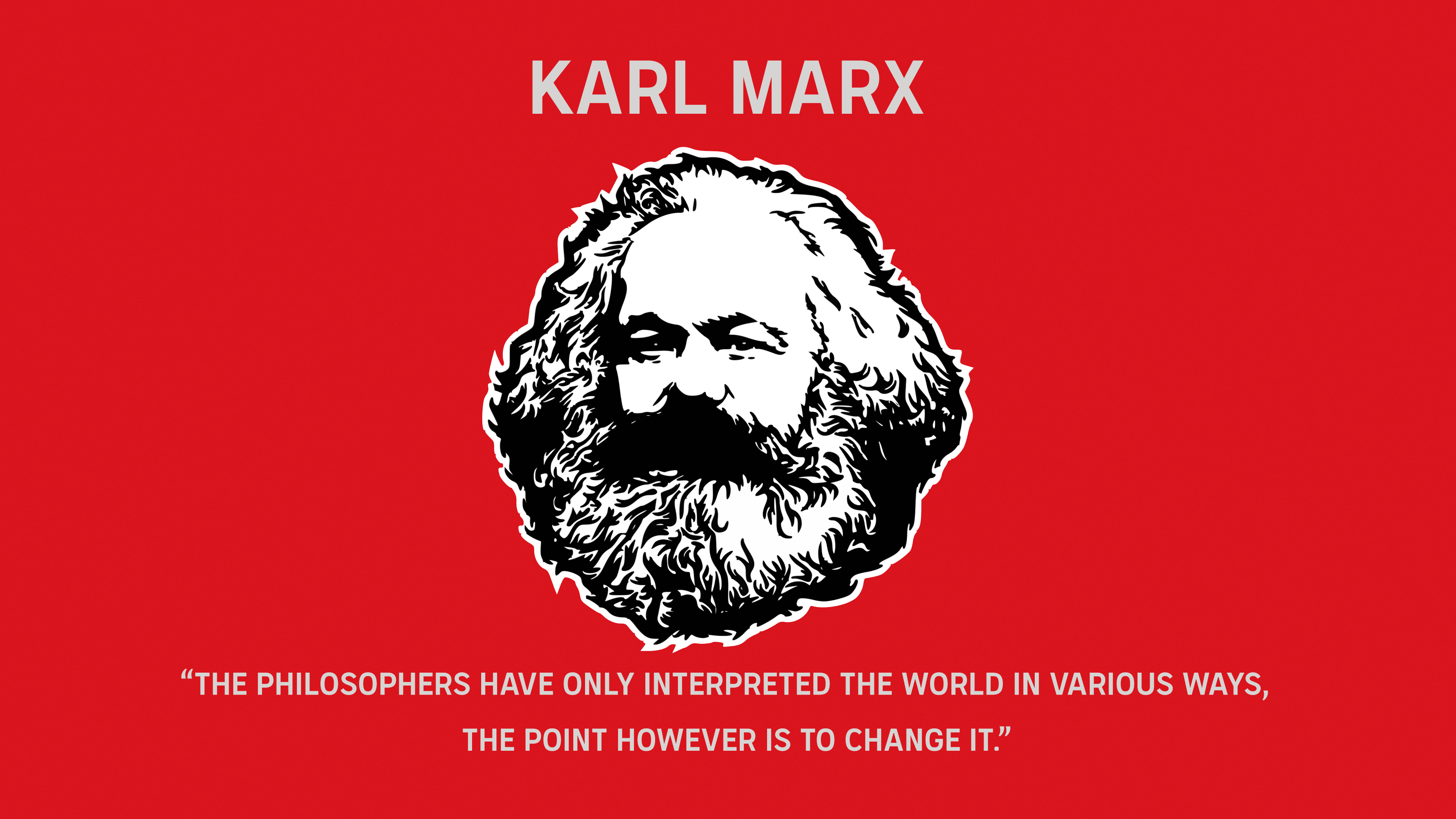 3840x2160 Karl Marx 4K Wallpaper