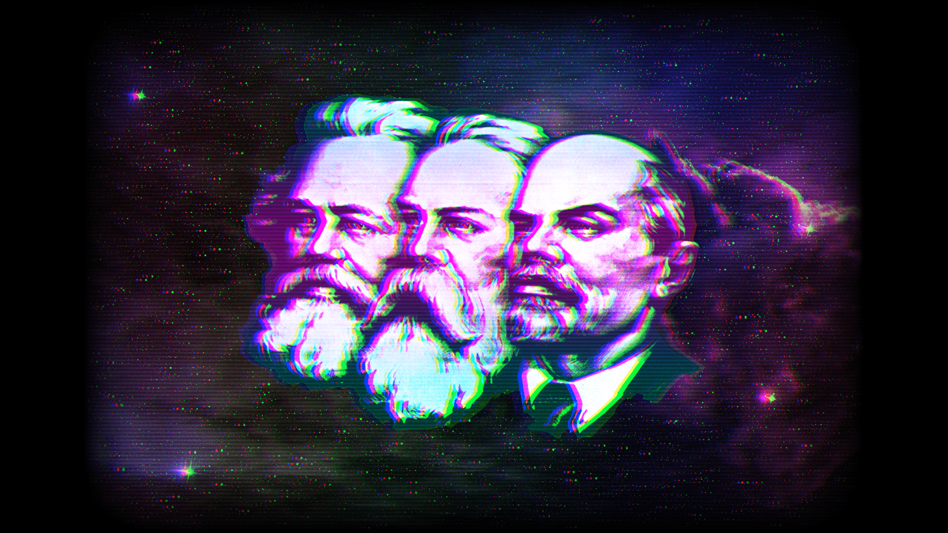 1920x1080 Marx Engels Lenin Wallpaper, Original Artwork At Labourwave.com [1920x1080]