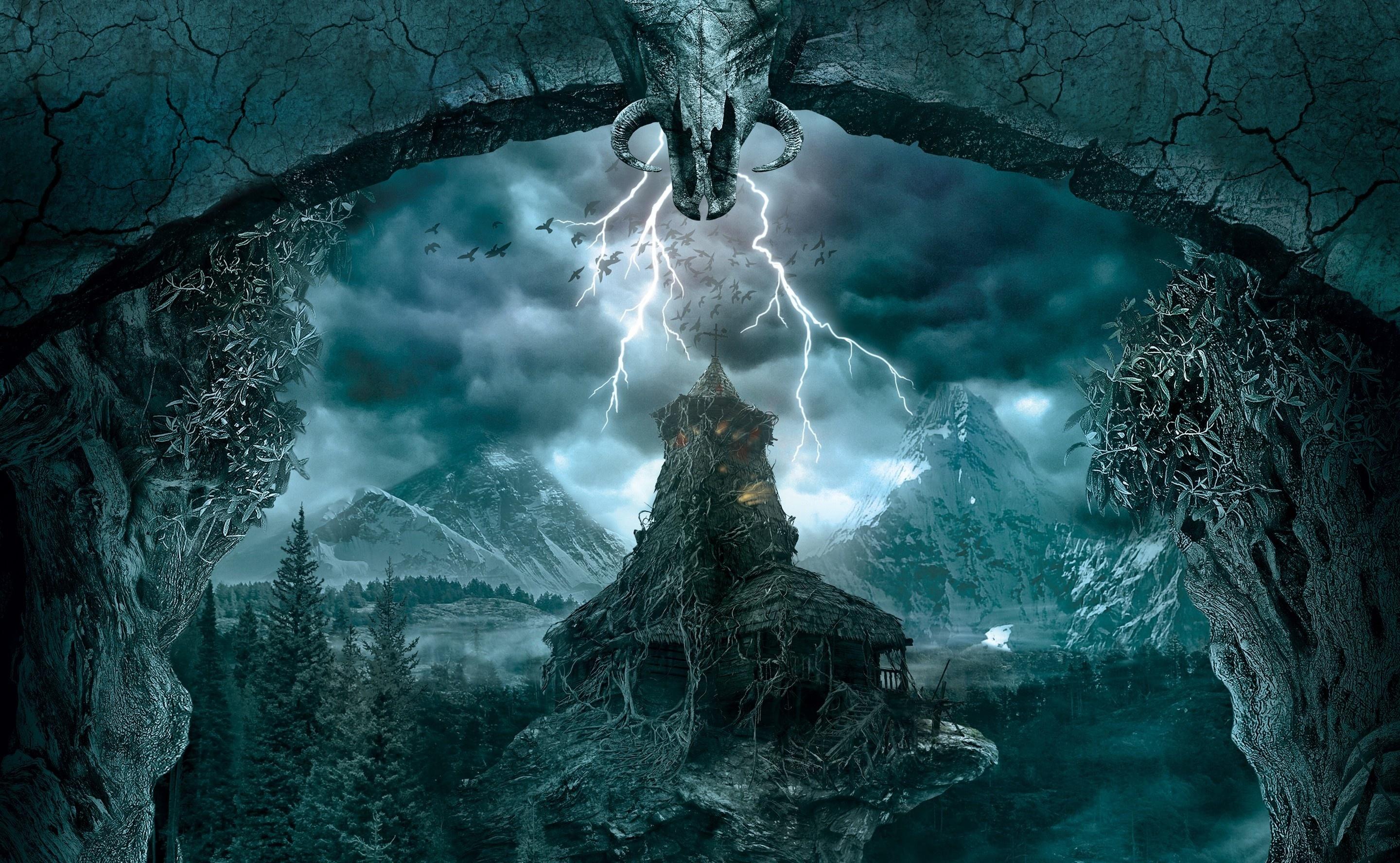 2880x1776 Wallpaper. Movies. photo. picture. Vij, 3D, the film, mystery, fantasy