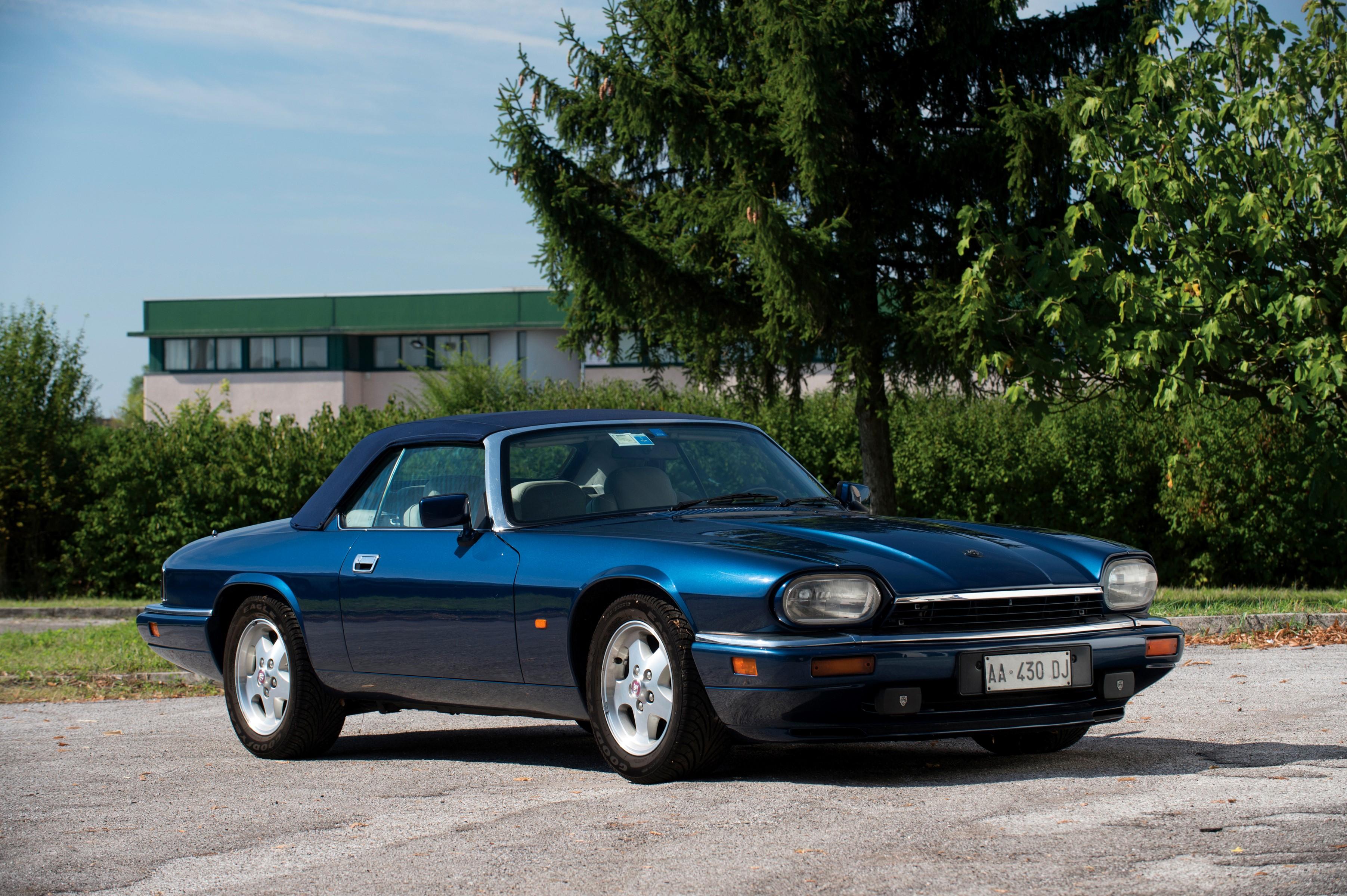 3606x2400 1991 96 XJS Convertible, Jaguar, Retro, Blue Gallery HD Wallpaper