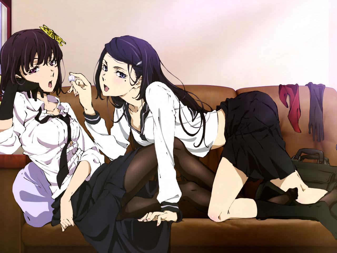 1280x960 Download Wallpaper Yuri, Naomi Tanizaki, Bungou Stray Dogs, Akiko Yosano, Section Other In Resolution 1280x960