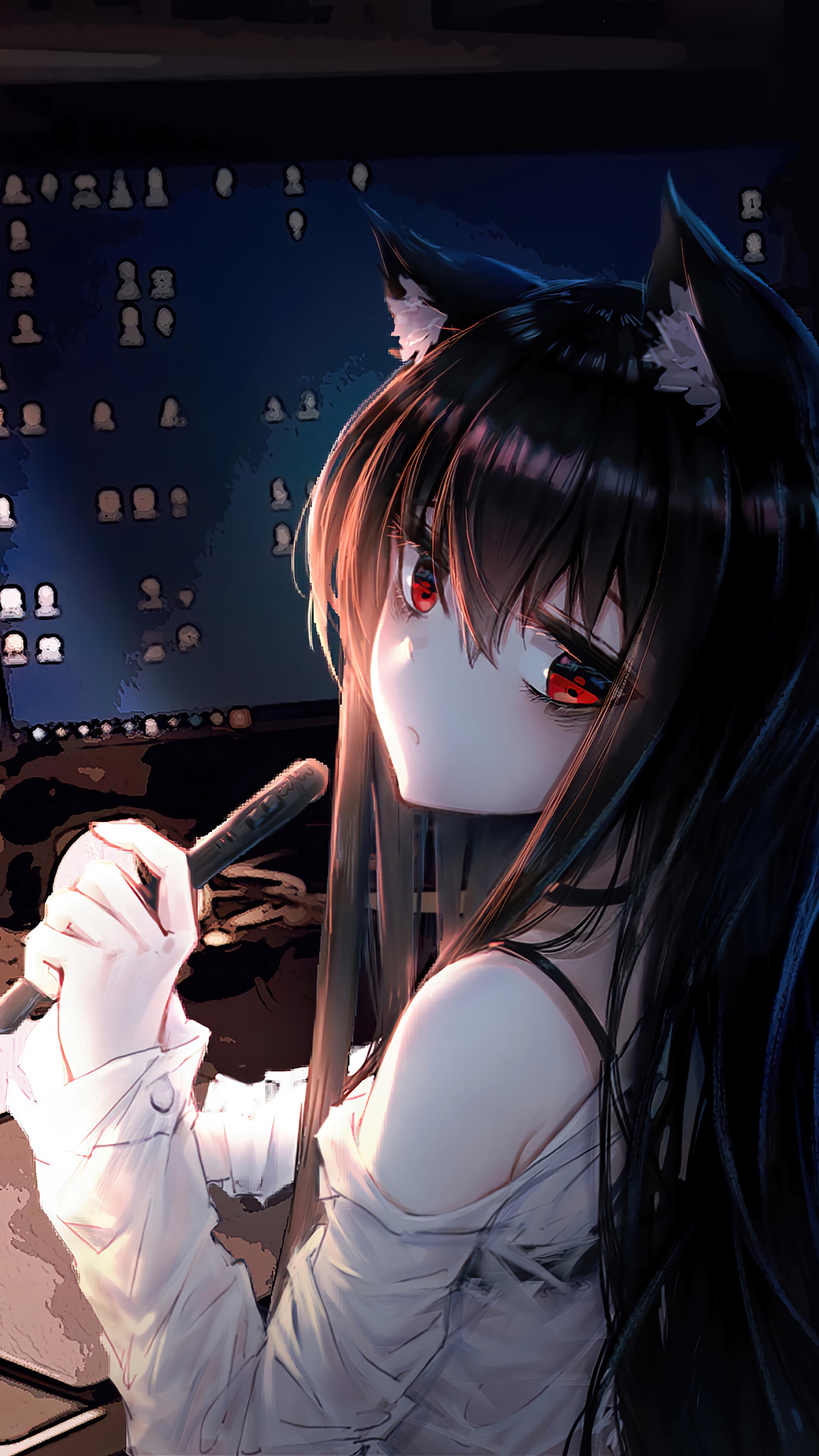 2160x3840 Anime, Girl, Computer, Desktop, 4k Gallery HD Wallpaper