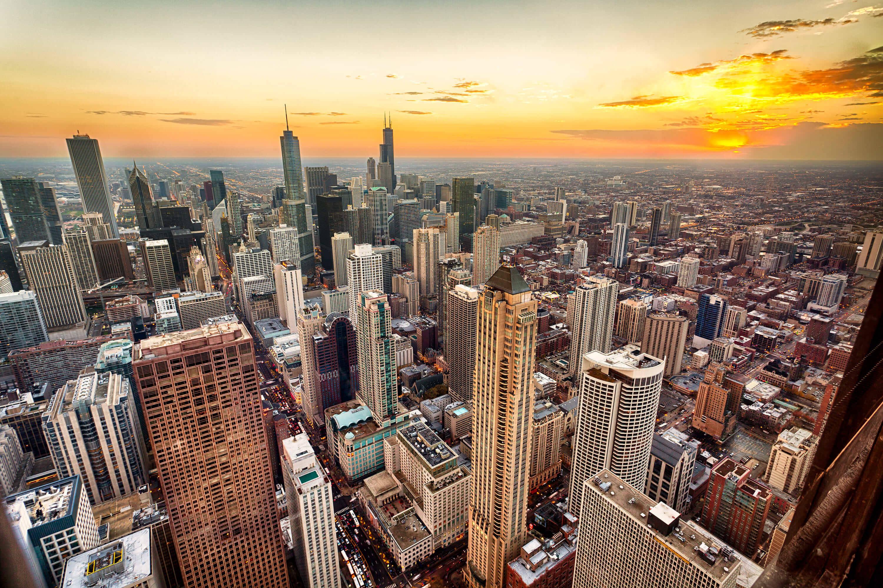 3000x1998 Download Bright City View Wallpaper